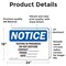 Signmission Testing In Progress Do Not Disturb Contact, 24 in W x Rectangle, Vinyl Decal OS-2PACK-NS-D-1824-L-18545 - alternate 4